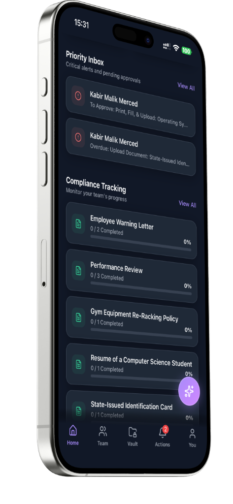 Manager Mobile App